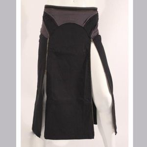 Steampunk Garter Zippers Skirt Halloween